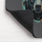 Funny Pun Sober Bear SoBear Recovery Sobriety Mousepad (Ecke)