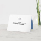 Funny Pun Swan Birthday Card Karte (Rückseite)