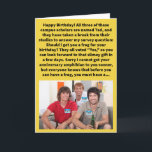 Funny Pun Tad Poll Happy Birthday Karte<br><div class="desc">Hasst du es nicht, wenn jemand sagt: "Ich habe dir das gesagt?" Bei dieser Karte wurde mir klar, dass eine Kaulquappe auch einen Polliwog nennen kann, aber ich konnte mir keinen praktikablen Weg einfallen lassen, um einen Polliwog-Witz zu bekommen, also stecken Sie in diesem Konzept der Tad-Umfrage fest. Es war...</div>