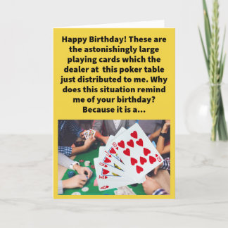 Funny Pun wirklich Big Deal Happy Geburtstag Karte