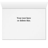 Funny Punctuation Grammar Humor Greeting Cards (Innenansicht Horizontal (Unten))