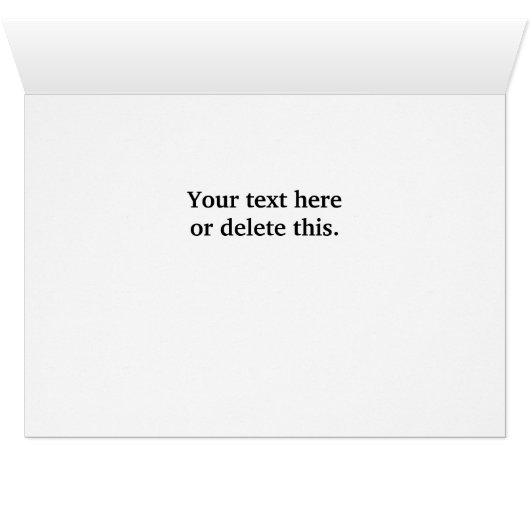 Funny Punctuation Grammar Humor Greeting Cards (Innenansicht Horizontal (Unten))