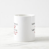 Funny Punctuation Grammar Kaffeetasse (Mittel)
