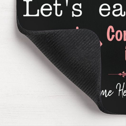 Funny Punctuation Grammar Lovers Timmy Spaß Name Mousepad (Ecke)