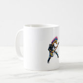 Funny Punk Giraffe, Rock'n Roll Goth Giraffe, Guit Kaffeetasse (Vorderseite Links)