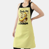 Funny punny Banane Lächeln Kunst Schürze (InSitu)