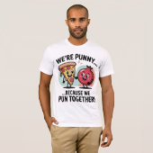 Funny Punny Couple T-Shirt | Cute Food Love (Vorne ganz)