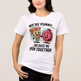 Funny Punny Couple T-Shirt | Cute Food Love Tri-Blend Shirt