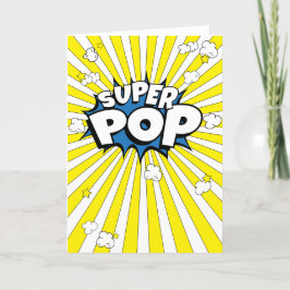 Funny, Punny, SUPER POP! Popcorn Gelber Pop Leere Feiertagskarte