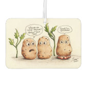 Funny Puppe Kartoffeln Autolufterfrischer (Rückseite)