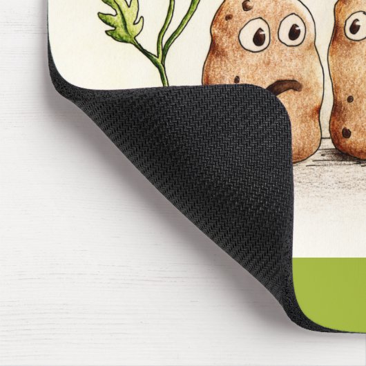 Funny Puppe Kartoffeln Mousepad (Ecke)