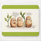 Funny Puppe Kartoffeln Mousepad (Vorne)