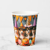 Funny puppies halloween pappbecher (Rückseite)