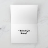 Funny Puppy Dog Geburtstagskarte Karte (Innenseite)