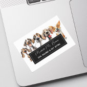 Funny Puppy Dog Walker Groomer Haustier Sitter Wei Terminkarte