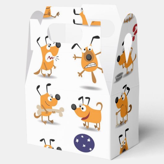 Funny Puppy - Gable Geschenkschachtel (Geöffnet)