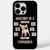 Funny Puppy Geschenkanatomie einer Chihuahua Case-Mate iPhone Hülle (Rückseite)