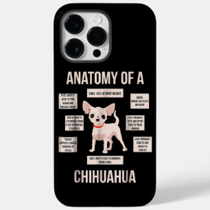 Funny Puppy Geschenkanatomie einer Chihuahua Case-Mate iPhone 14 Pro Max Hülle