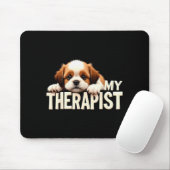 Funny Puppy My Therast Shih Tzu Dog Mousepad (Mit Mouse)