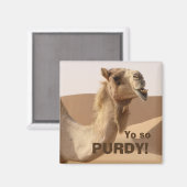 Funny Purdy Camel Foto Magnet (Vorderseite/Rückseite)