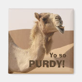 Funny Purdy Camel Foto Magnet (Vorne)