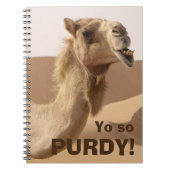 Funny Purdy Camel Foto Notizblock (Vorderseite)