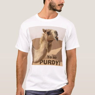 Funny Purdy Slogan Camel T-Shirt