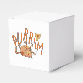 Funny Purim Cat Geschenkschachtel