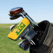 Funny Putting Trash Talk Putt Or Get Off Green Golf Headcover (In Situ)