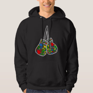 Funny Puzzle Boxing Autismus Bewusstsein Männer Fr Hoodie