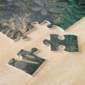 Funny Puzzle mit Neugierigem Baby Llama - Lächeln (Seite)