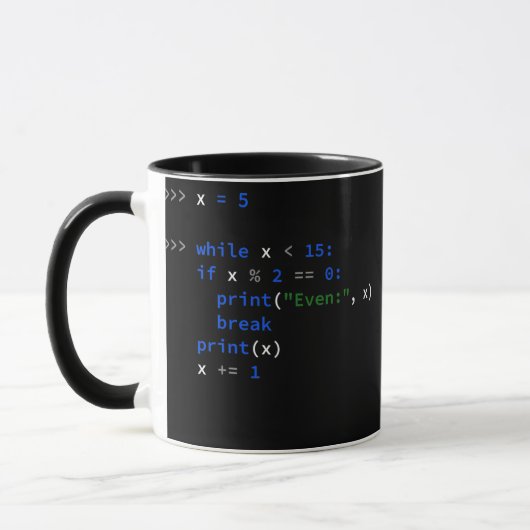 Funny Python Coding Vater Python Code Father Gift Tasse (Links)