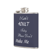 Funny Qoute Flachmann (Links)