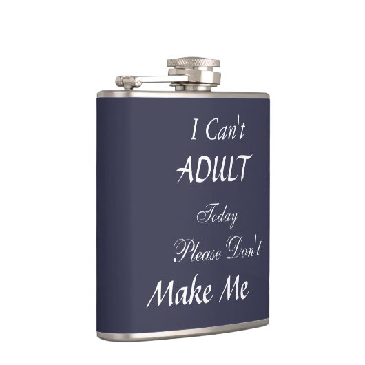 Funny Qoute Flachmann (Rechts)