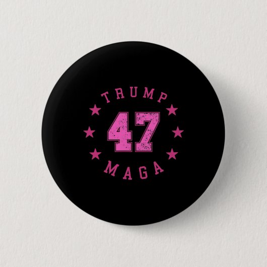 Funny Qr 45 47 Trump Einweihung 2025 Dance Code Button (Vorderseite)