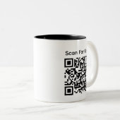 Funny QR Code Tasse pnng, Sarcastic Tasse Wrap (VorderseiteRechts)