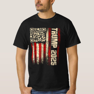 Funny QR Donald Trump tanzt 47/45 Code-Video T-Shirt
