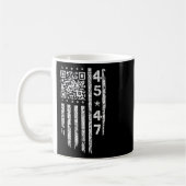 Funny Qr Er ist Ck Präsident Trump Code Kaffeetasse (Links)