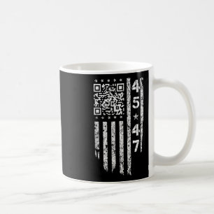 Funny Qr ist der Back President Trump Code Kaffeetasse