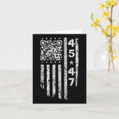 Funny Qr ist der Back President Trump Code Karte (Gelbe Blume)