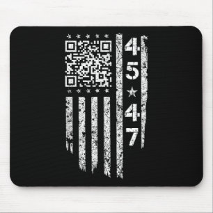 Funny Qr ist der Back President Trump Code Mousepad