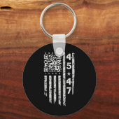 Funny Qr ist der Back President Trump Code Schlüsselanhänger (Vorderseite)