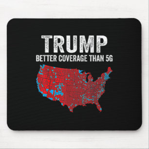 Funny Qr Präsident Trump 4547 (auf der Rückseite) Mousepad