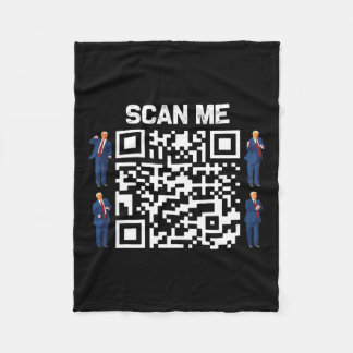 Funny Qr Präsident Trump 4547 T-Shirt Trump Dancin Fleecedecke