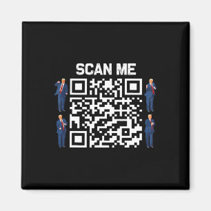 Funny Qr Präsident Trump 4547 T-Shirt Trump Dancin Magnet