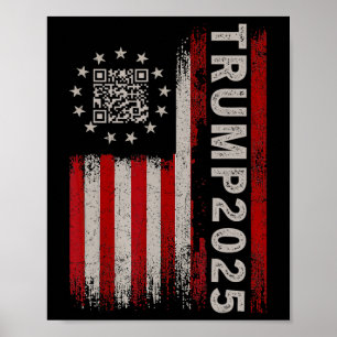 Funny Qr Präsident Trump 4547 T-Shirt Trump Dancin Poster