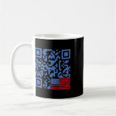 Funny Qr Präsident Trump 4547 Tanzbewegungen Kaffeetasse (Links)