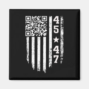 Funny Qr Präsident Trump 4547 Trump Tanzcode Magnet