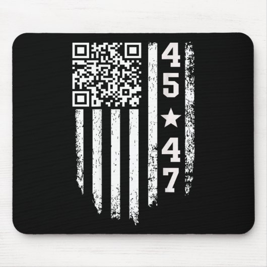 Funny Qr Präsident Trump 4547 Trump Tanzcode Mousepad (Vorne)