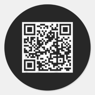 Funny Qr Präsident Trump 4547 Trump Tanzcode O Runder Aufkleber